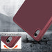 For iPad 10th Gen 10.9 Case Origami Stand PU Leather Tablet Case Auto Wake / Sleep Pen Slot Protective Cover - Wine Red - buy-cases