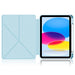 For iPad 10th Gen 10.9 Case Origami Stand PU Leather Tablet Case - Sky Blue - buy-cases