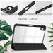 For iPad 10th Gen 10.9 Case Shockproof Tablet Case PU Leather - Black - buy-cases