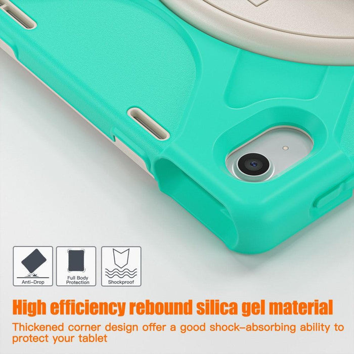 For iPad 10th Gen 10.9 Case Kickstand PC + Silicone Tablet Case - Mint Green - buy-cases