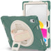 For iPad 10th Gen 10.9 Case Kickstand PC + Silicone Tablet Case - Emerald Green - buy-cases