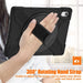 For iPad 10th Gen 10.9 Case Kickstand PC + Silicone Tablet Case - Black - buy-cases