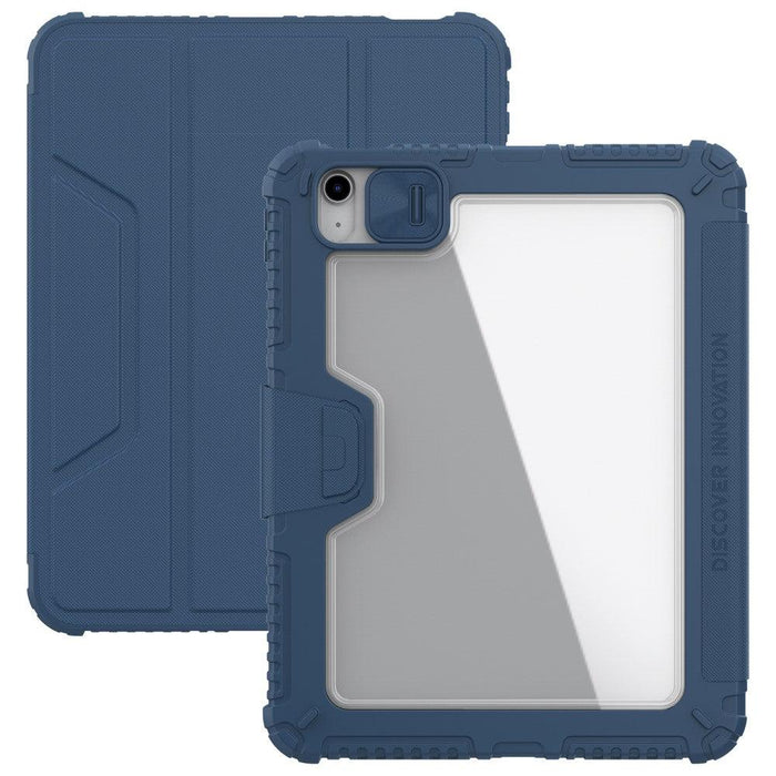 NILLKIN Armor Pro Series for iPad 10th Gen 10.9 Case Trifold Stand - Blue - buy-cases