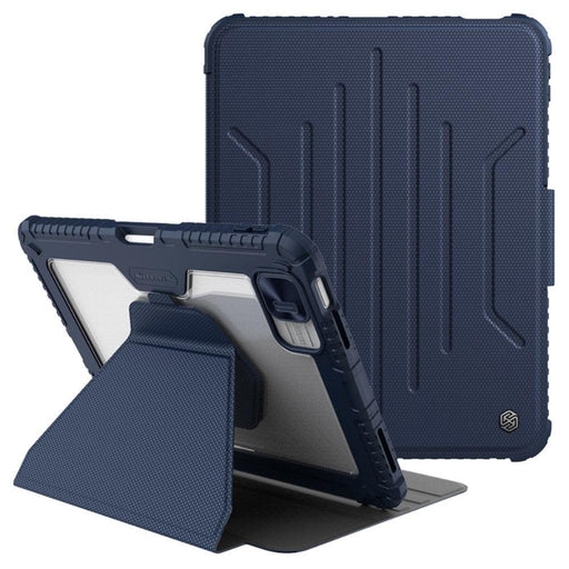 NILLKIN Bumper Leather Case Pro for iPad 10th Gen 10.9 Case – Blue - buy-cases