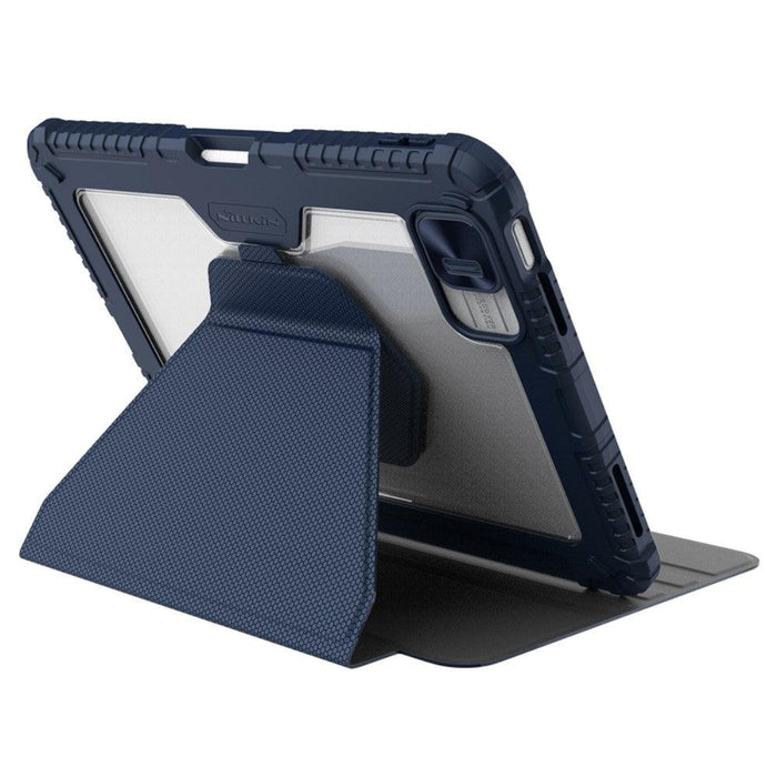 NILLKIN Bumper Leather Case Pro for iPad 10th Gen 10.9 Case – Blue - buy-cases