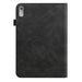 For Lenovo Tab P11 Gen 2 11.5 tb350fu case Line Imprinted Leather Protective Tablet Cover Stand - Black - buy-cases