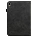 For Samsung Galaxy Tab S9 11 / S9 FE 10.9 case PU Stand Cover Line with Card Slots - Black - buy-cases