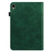 For Samsung Galaxy Tab S9 11 / S9 FE 10.9 case PU Stand Cover Line with Card Slots - Green - buy-cases