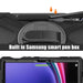 For Samsung Galaxy Tab S9 11 / S9 FE 10.9 case Silicone Kickstand Protective Cover - Black - buy-cases