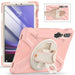 For Samsung Galaxy Tab S9 11 / S9 FE 10.9 case Silicone Kickstand Protective Cover - Pink - buy-cases