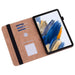 For Samsung Galaxy Tab A9 plus 11 case PU Leather Line Imprinted Tablet Cover with Card Slots - Blue - buy-cases