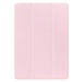 For Samsung Galaxy Tab S9 FE 10.9 Leather Case Tri-fold Stand Pen Slot Tablet Cover - Pink - buy-cases