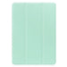 For Samsung Galaxy Tab S9 FE 10.9 Leather Case Tri-fold Stand Pen Slot Tablet Cover - Mint Green - buy-cases