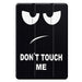 For Samsung Galaxy Tab A9 plus 11 case Pattern Printing PU Leather Tri-fold Stand Cover with Pen Slot - Don't Touch Me - buy-cases