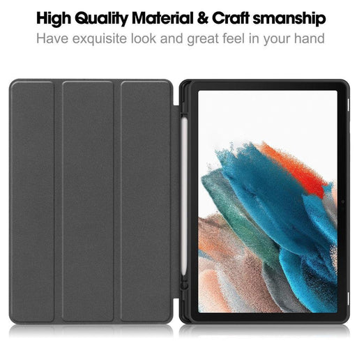 For Samsung Galaxy Tab A9 plus 11 case Pattern Printing PU Leather Tri-fold Stand Cover with Pen Slot - Graffiti - buy-cases