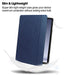 For Samsung Galaxy Tab A9 plus 11 case Shockproof Card Slot PU Tablet Cover with Stand - Blue - buy-cases