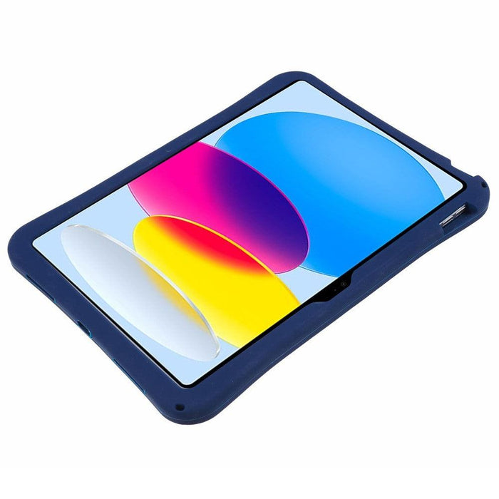 For iPad 10th Gen 10.9 Kickstand Case - dark blue - buy-cases