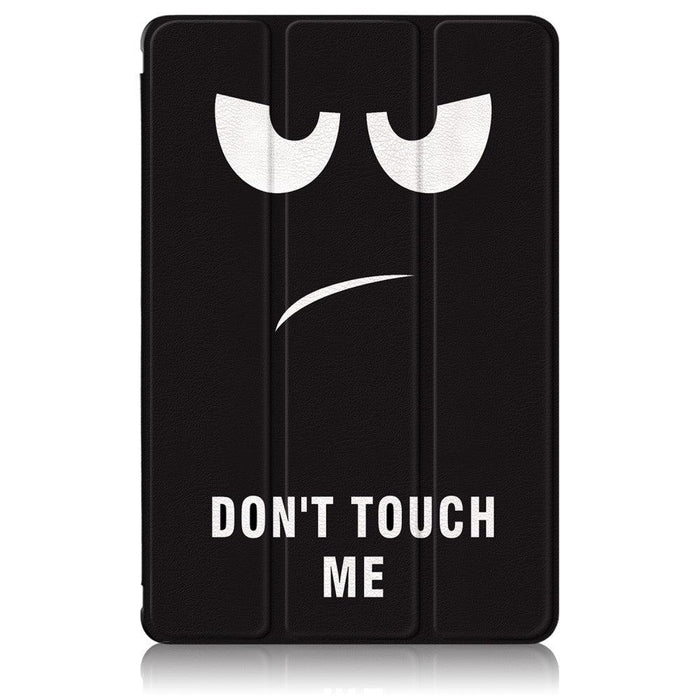 For Samsung Galaxy Tab A9 plus x210 x216 Case Tri-fold Stand Pattern Printing Tablet Cover - Don't Touch Me - buy-cases