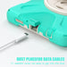 For Samsung Galaxy Tab A9 8.7 Case Rotary Kickstand PC+Silicone Hand Strap Tablet Cover - Mint Green - buy-cases