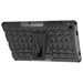 For Samsung Galaxy Tab A9 plus 11 Case Tire Texture Shockproof TPU+PC Tablet Cover with Kickstand - Black - buy-cases