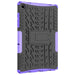 For Samsung Galaxy Tab A9 plus 11 Case Tire Texture Shockproof TPU+PC Tablet Cover with Kickstand - Purple - buy-cases