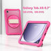 For Samsung Galaxy Tab A9 8.7 Case 360 Degree Rotary Kickstand Hand Strap Cover - Rose - buy-cases