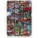 For Lenovo Tab M11 Case Full-Body Tri-fold Stand Pattern Tablet Smart Cover - Graffiti - buy-cases