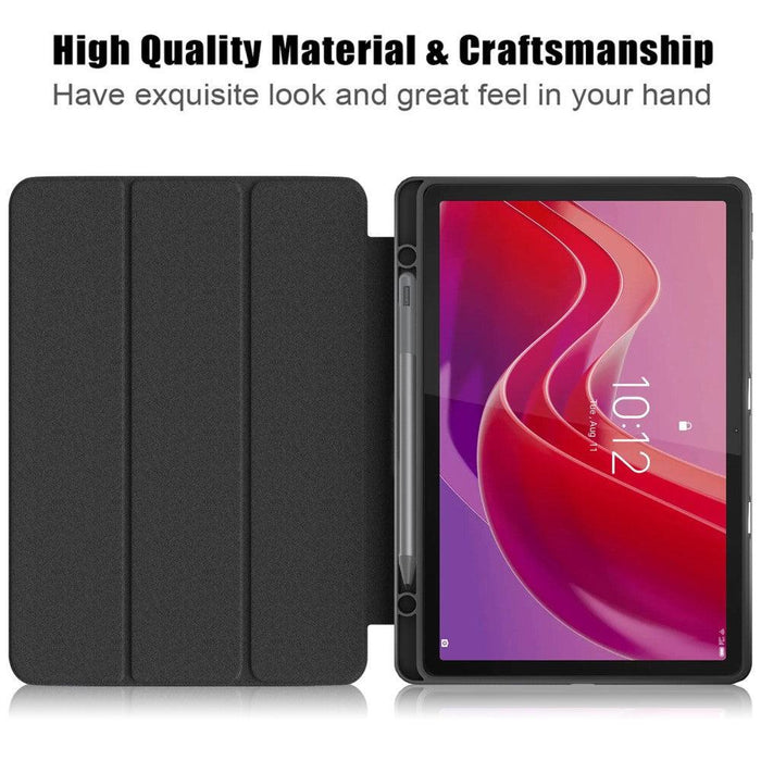 For Lenovo Tab M11 Case Full-Body Tri-fold Stand Pattern Tablet Smart Cover - Graffiti - buy-cases