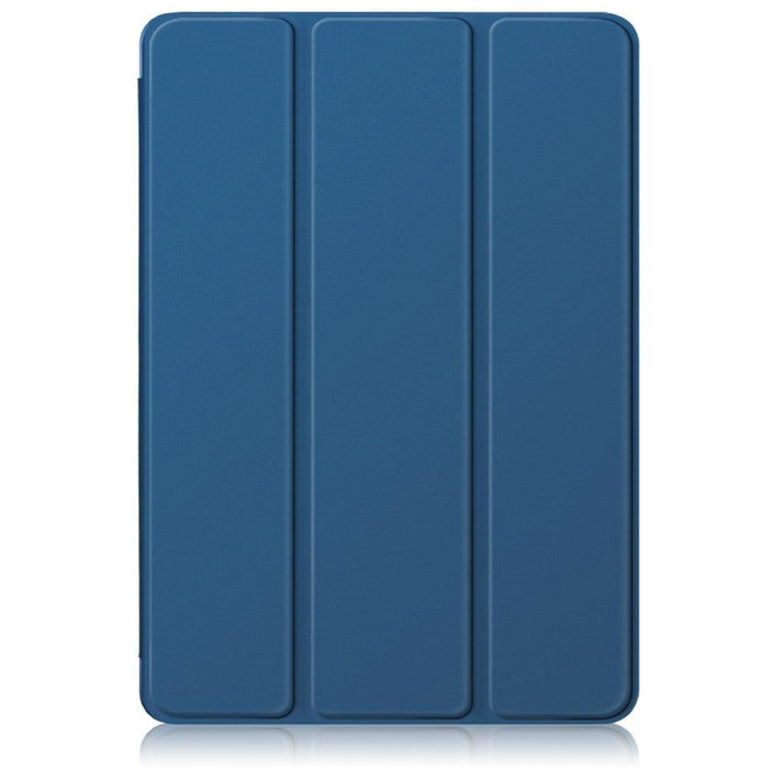 For Lenovo Tab M11 Case Skin-Touch Tri-fold Stand Tablet Smart Cover - Dark Blue - buy-cases