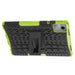 For Lenovo Tab M11 Case Tire Texture Shockproof TPU+PC Tablet Cover with Kickstand - Green - buy-cases