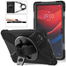 For Lenovo Tab M11 TB-330FU 331FC Case PC+Silicone Tablet Cover with Shoulder Strap - Black - buy-cases