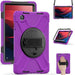 For Lenovo Tab M11 TB-330FU 331FC Case PC+Silicone Tablet Cover with Shoulder Strap - Purple - buy-cases