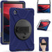 For Lenovo Tab M11 TB-330FU 331FC Case PC+Silicone Tablet Cover with Shoulder Strap - Navy Blue - buy-cases