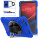 For Lenovo Tab M11 TB-330FU 331FC Case PC+Silicone Tablet Cover with Shoulder Strap – Blue - buy-cases