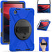 For Lenovo Tab M11 TB-330FU 331FC Case PC+Silicone Tablet Cover with Shoulder Strap – Blue - buy-cases