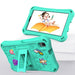 For Samsung Galaxy Tab A9 8.7 / Tab A7 Lite 8.7 Tablet Case Kickstand EVA Cover with Shoulder Strap - Mint Green - buy-cases