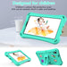 For Samsung Galaxy Tab A9 8.7 / Tab A7 Lite 8.7 Tablet Case Kickstand EVA Cover with Shoulder Strap - Mint Green - buy-cases