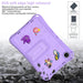 For Samsung Galaxy Tab A9 plus 11 Case EVA Tablet Kickstand Cover with Shoulder Strap - Light Purple - buy-cases