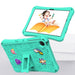 For Samsung Galaxy Tab A9 plus 11 Case EVA Tablet Kickstand Cover with Shoulder Strap - Mint Green - buy-cases