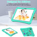 For Samsung Galaxy Tab A9 plus 11 Case EVA Tablet Kickstand Cover with Shoulder Strap - Mint Green - buy-cases