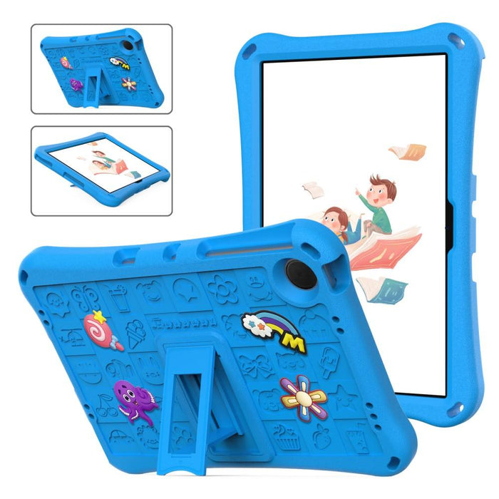 For Samsung Galaxy Tab A9 plus 11 Case EVA Tablet Kickstand Cover with Shoulder Strap - Sky Blue - buy-cases