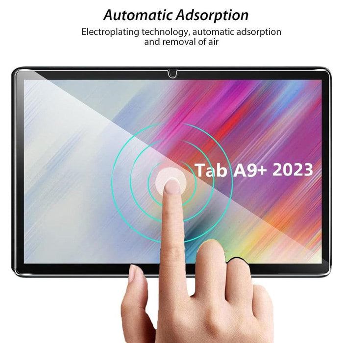 Tempered Glass Film For Samsung Galaxy Tab A9 plus 11 Screen Protector Full Coverage 2.5D Straight Edge - buy-cases